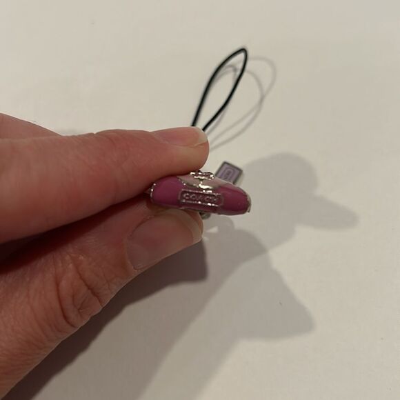 NWOT Vintage COACH Mini Purse Charm
Lanyard Cell Phone Charm - Picture 6 of 9